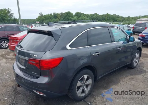 2014 Acura Mdx from USA, damaged, VIN 5FRYD4H21EB014887